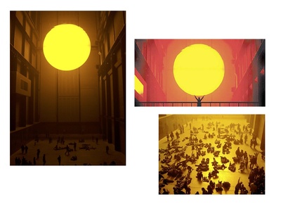 The Weather project by Olafur Eliassen at the Tate Modern in 2003